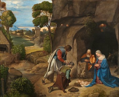 Italien : Allendale Adoration des Bergers - Giorgione