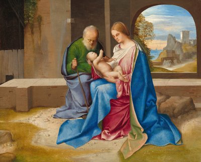 Italien : Sacra Famiglia Sainte Famille - Giorgione