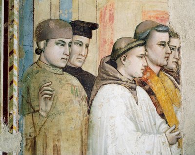 Italie, Florence, Basilique de la Sainte-Croix, Chapelle Bardi, Mort de Saint François - Giotto (c.1266 1337)