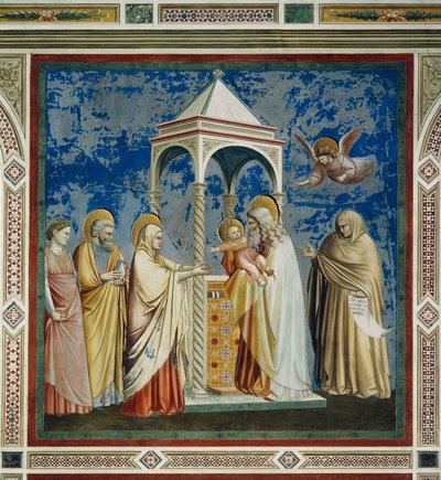 Présentation de Jésus au Temple (détail) - Giotto (c.1266 1337)