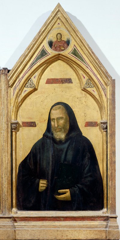 Saint Benoît, détail du Polyptyque de Badia, vers 1300 - Giotto (c.1266 1337)