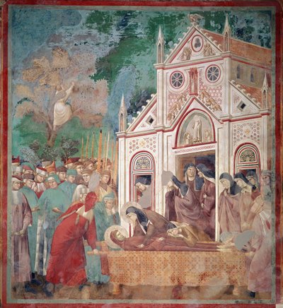 Le cortège funéraire de Saint François d