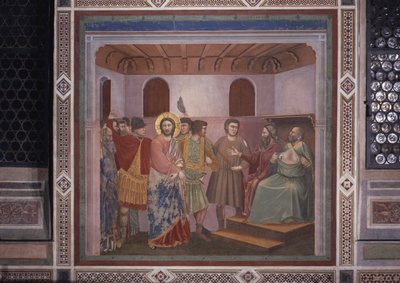 Christ devant Caïphe - Giotto (c.1266 1337)