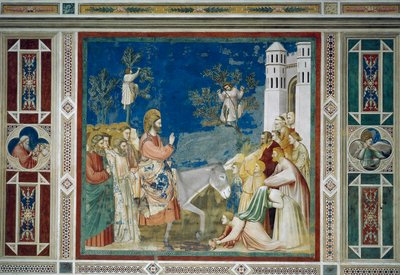 Entrée de Jésus à Jérusalem (détail) - Giotto (c.1266 1337)