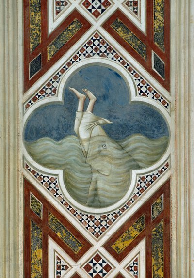 Jonas avalé par la baleine (détail) - Giotto (c.1266 1337)