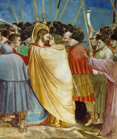Le Baiser de Judas (détail) - Giotto (c.1266 1337)