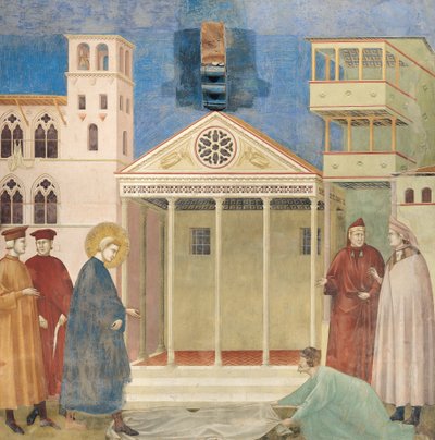 Saint François honoré par un homme simple, 1297-99 - Giotto di Bondone
