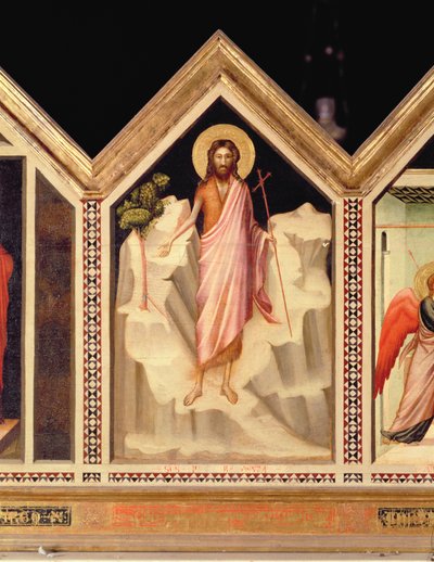 Saint Jean-Baptiste, du Polyptyque de Sainte Réparate (détail) - Giotto di Bondone