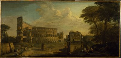 Vue du Colisée, Rome - Giovani Paolo (attr. to) Panini
