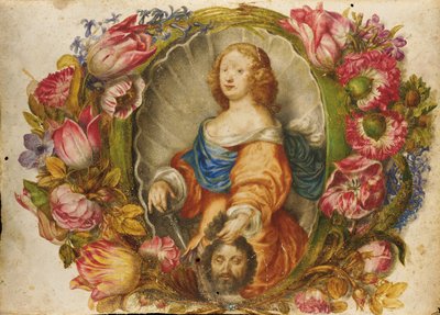 Portrait de la grande duchesse Vittoria della Rovere en Judith - Giovanna Garzoni