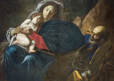 Fuite en Égypte - Giovanni Battista Caracciolo