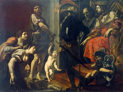 Jugement de Salomon par Giovanni Battista Caracciolo - Giovanni Battista Caracciolo