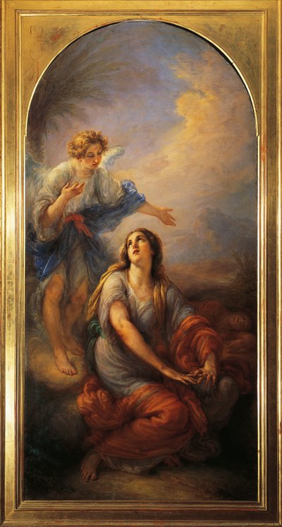 Agar dans le désert - Giovanni Carnovali