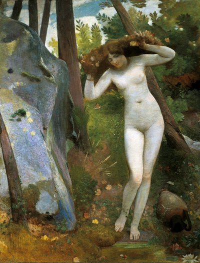 À la source (détail) - Giovanni Costa