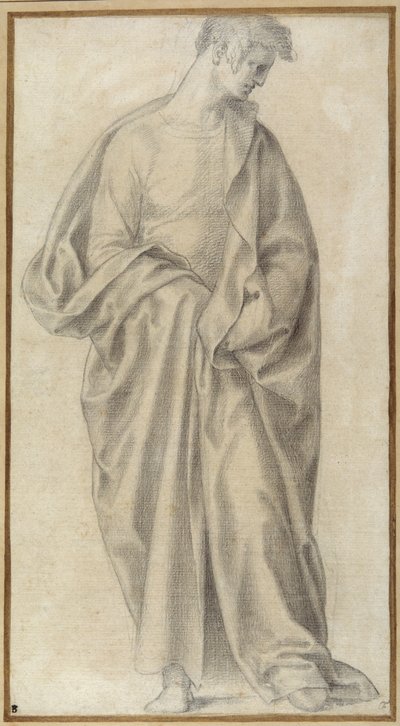 Jeune homme lourdement drapé - Giovanni (attr. to) Bandini