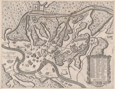Speculum Romanae Magnificentiae : Rome antique et ses collines, depuis l