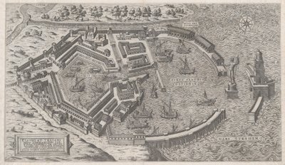 Speculum Romanae Magnificentiae : Port de Rome, 1581 - Giovanni Ambrogio Brambilla