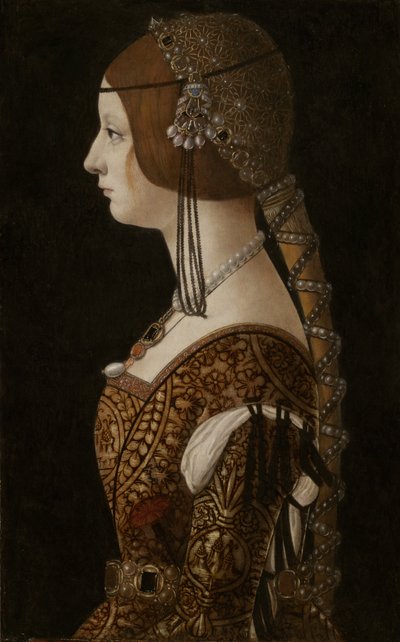 Bianca Maria Sforza, c.1493 - Giovanni Ambrogio de Predis
