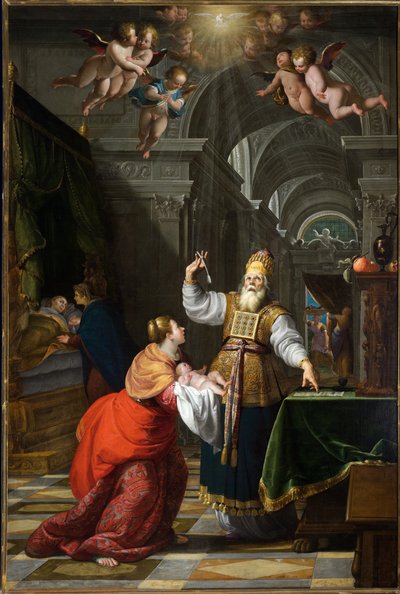 Triomphe du nom de Saint Jean-Baptiste - Giovanni Andrea Ansaldo
