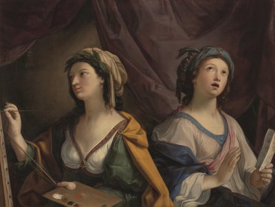 Allégorie de la peinture et de la musique - Giovanni Andrea Sirani