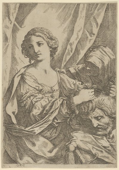 Judith saisissant la tête d
