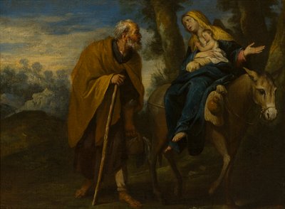 La Fuite en Égypte - Giovanni Andrea di (attr. to) Ferrari