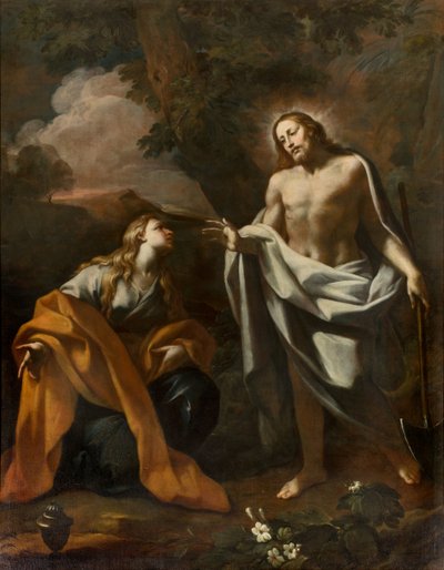 Chapelle du Saint-Sacrement, Première travée côté nord, Noli me tangere, Giovanni Angelo Borroni, Apparition du Christ à Madeleine 1750 - Giovanni Angelo Borroni