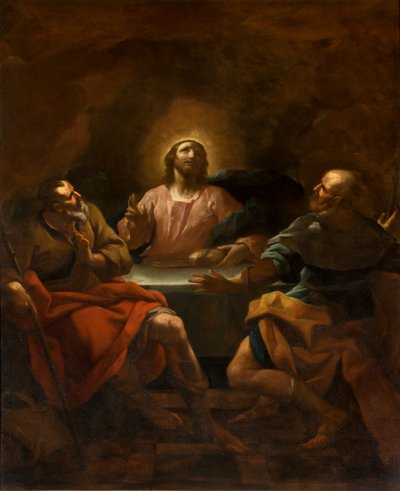 Chapelle du Saint-Sacrement, deuxième travée côté sud, Giovanni Antonio Borroni, Dîner d