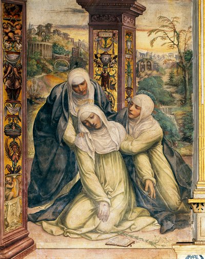 Extase de Sainte Catherine de Sienne (détail) - Giovanni Antonio Bazzi Sodoma