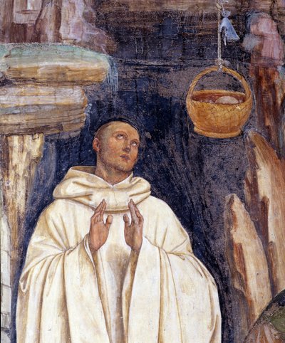 Comment le démon a brisé la cloche du panier de Benoît (détail) - Giovanni Antonio Bazzi Sodoma