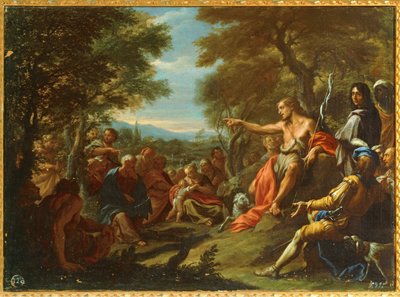 Saint Jean prêchant (peinture) - Giovanni Antonio Bazzi Sodoma