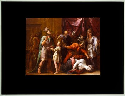 La Mort de Lucrèce - Giovanni Antonio Burrini or Burino