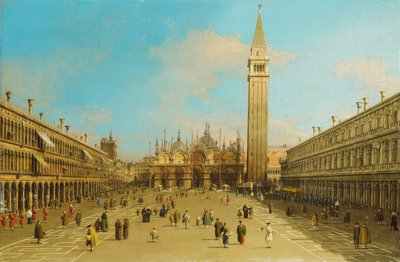 La Piazza San Marco, Venise, vue vers l
