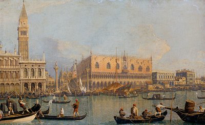 Vue du Palais des Doges à Venise, avant 1755 - Giovanni Antonio Canal