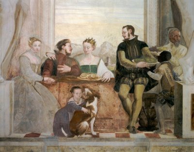 Caldogno, villa, le banquet / Fasolo - Giovanni Antonio Fasolo