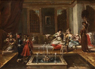 Intérieur arménien ou Scène orientale - Giovanni Antonio Guardi