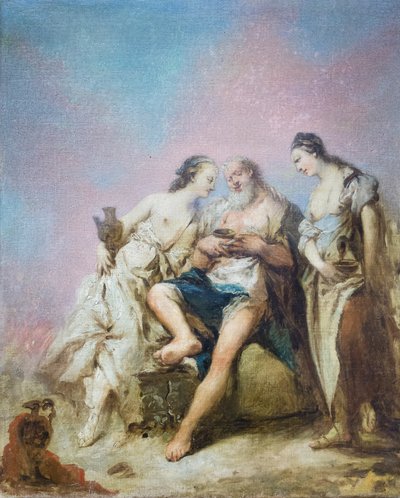 Lot et ses filles - Giovanni Antonio Guardi