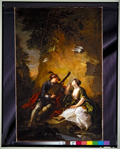 Amoureux musicaux (Scène galante) - Giovanni Antonio Guardi