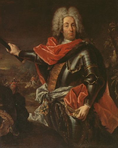 Portrait du maréchal Mattia von Schulemburg - Giovanni Antonio Guardi