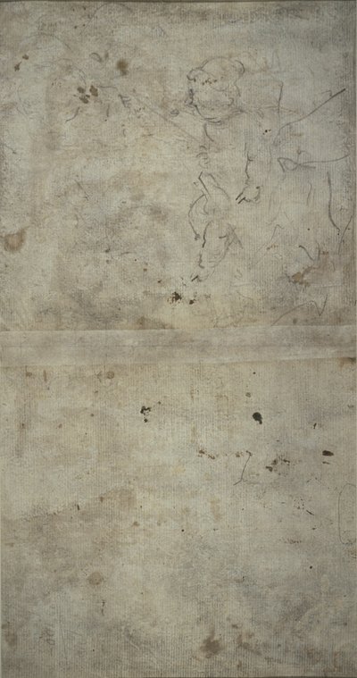 Esquisse de Joseph tenant l