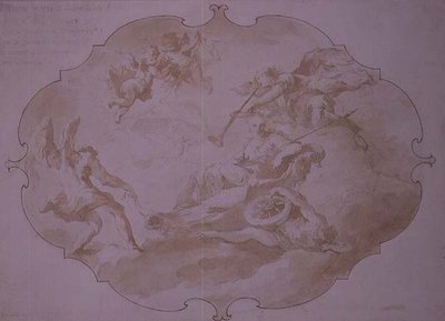 Triomphe de la Vertu Militaire, c.1750 - Giovanni Antonio Guardi
