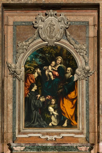Autel de Sainte Catherine, Vierge à l