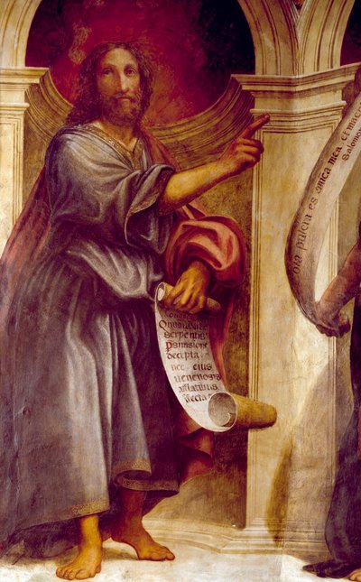 Le prophète Isaïe, détail de la chapelle Sainte-Anne, église de l
