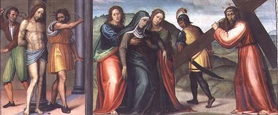 La Flagellation du Christ et Le Chemin du Calvaire - Giovanni Antonio Sogliani