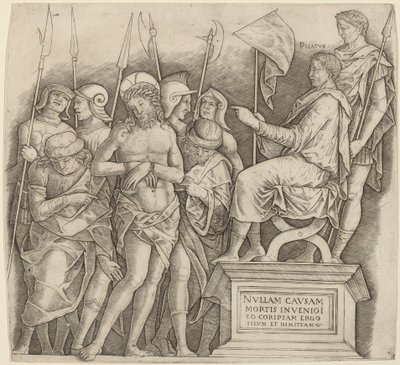 Christ devant Pilate - Giovanni Antonio da Brescia