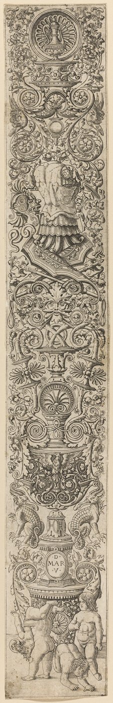 Quatre Enfants Jouant, plaque sept des Douze Panneaux d