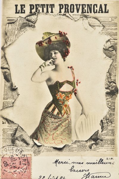 Carte postale : Journal Le Peer Provençal - date 1906 - Phillipe de Marlier