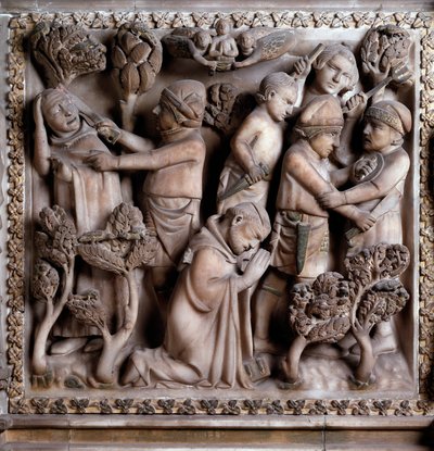 Représentation du martyre de Pierre de Vérone - Giovanni Balduccio