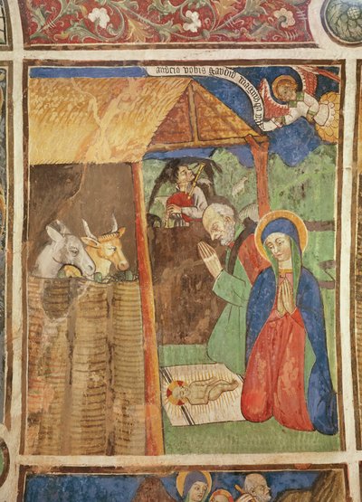 La Nativité, c.1480 (fresque) - Giovanni Baleison