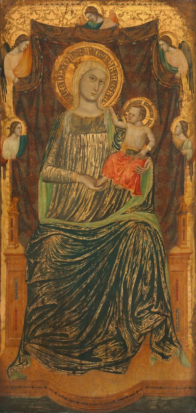 Madone et enfant avec cinq anges, vers 1335 - Giovanni Baronzio
